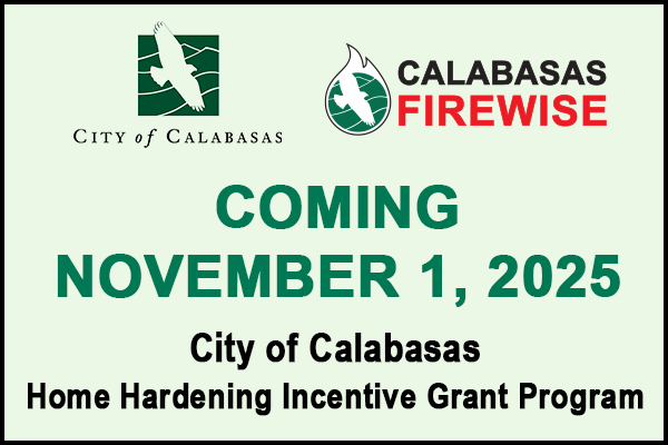 Coming Soon Calabasas Home Hardening Grant Program